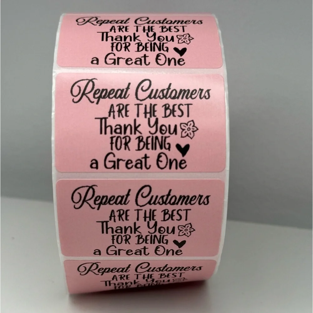 100pcs Repeat CustomersAppreciation Decorative Stickers new - Picture 11 of 13